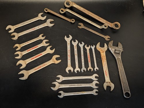 Job lot vintage spanners - job,