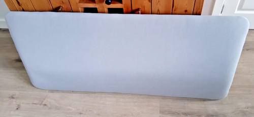 Double bed headboard grey - bed,