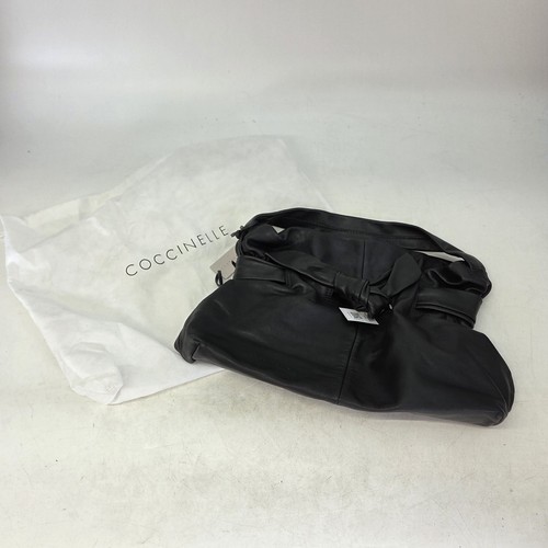 Coccinelle black leather bow - coccinelle,