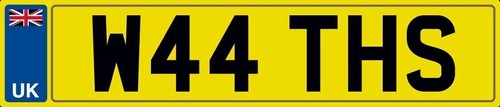Wathe number plate wathes - number,