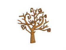 Wooden HALLOWEEN SCARY TREE