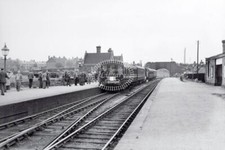 PHOTO BR British Railways Station Scene - ALDRIDGE JUNCTION 1951