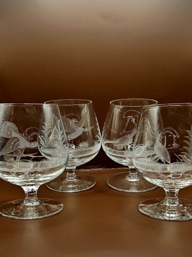 Set vintage etched - set, 4