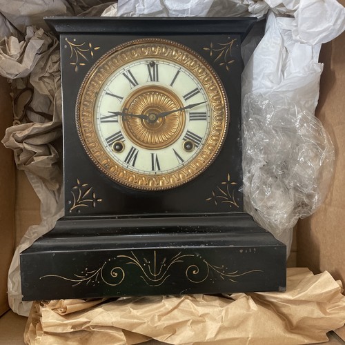 Antique ansonia usa mantle - antique,