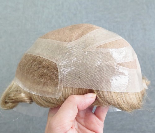 Mens toupee human - toupee, system