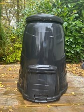 Black 220L Compost Bin
