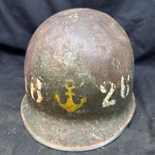 Late WW2 US Army M1 Helmet -