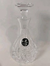 Stephens Of Portugal 30% PBO Hand Blown Cut Lead Crystal Glass Perfume Bottle