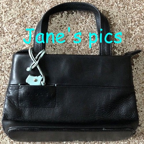 Vintage small black - small, leather