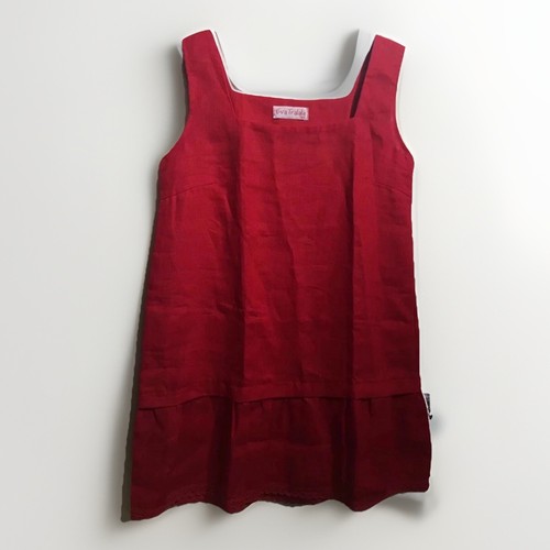 Ladies red linen - uk, s