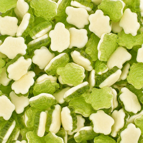 Green turtle bubblegum sweets - turtle,