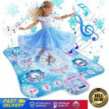 Dance Mat Toys for Girls Light Up Dance Pad Gifts for Kids Wireless Bluetooth UK