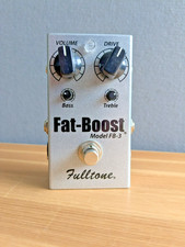 Fulltone Fat Boost FB-3 Pedal (Class A Clean Boost to Fender Tweed Crunch)