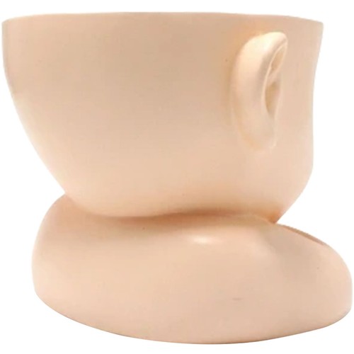 Resin face planter decorative - face,