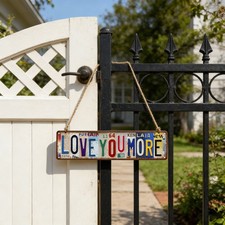Vintage Love You More Wall