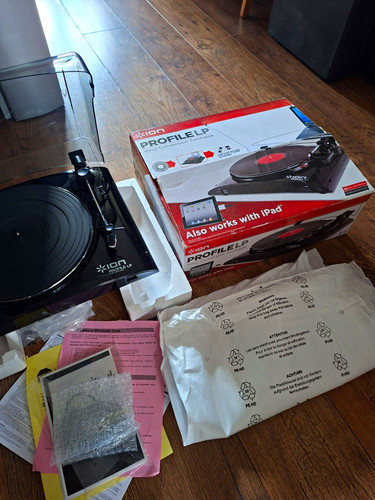 Ion profile usb turntable - lp,