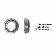 Taper Bearing 26x48.5x15 Fits