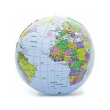 Bow-up GLOBE 40cm World Map Atlas Earth education Inflatable Toy Ball Party Gift
