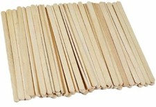 wooden natural lollypop shape