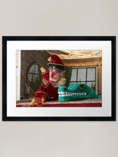 Mr Punch and the crocodile