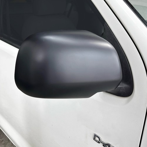Black door wing - mirror, cover
