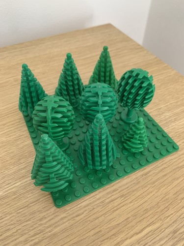 Lego green trees and - lego,