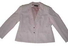 Jacques Vert pale pink 2 contrast button fastening jacket size 16