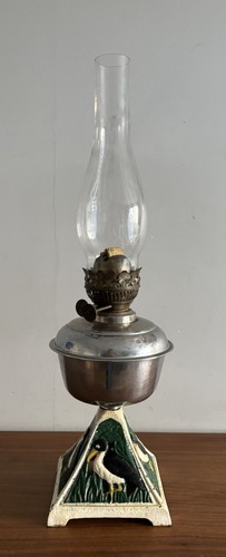 Vintage oil lamp chimney - vintage,
