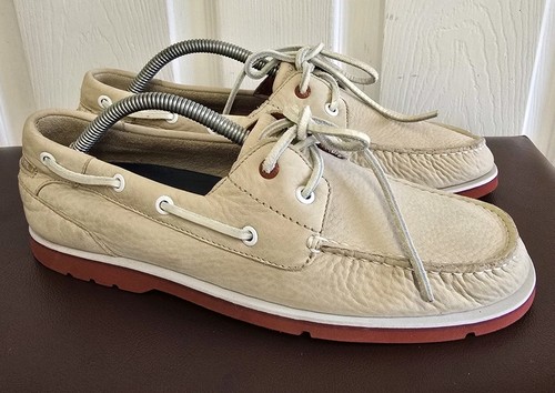 Rockport cream nubuck leather - cream,