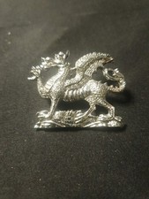 Welsh Dragon Pin Badge VGC Condition