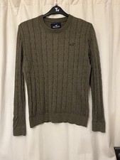 HOLLISTER Sweater Cable Knit Jumper Woman’s Small