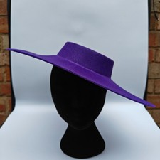purple large DIY fascinator
