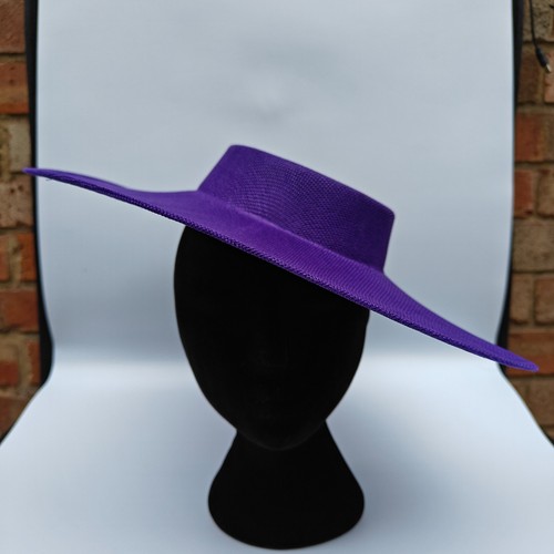 Purple large diy fascinator - large,
