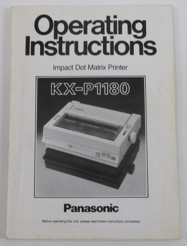 Panasonic p1180 impact - panasonic,
