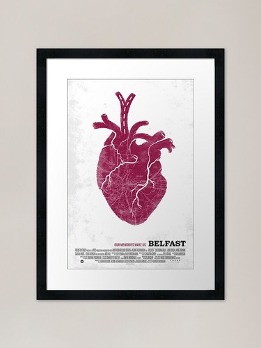 Belfast framed art print - belfast,