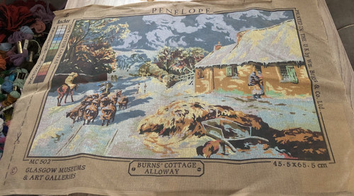 Penelope tapestry canvas burns - tapestry, canvas-burns