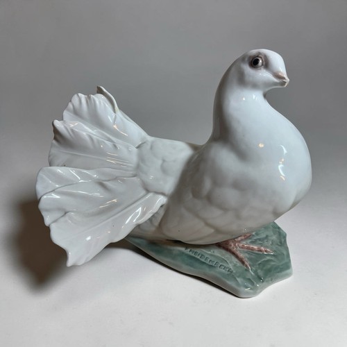 White porcelain figurine - white,
