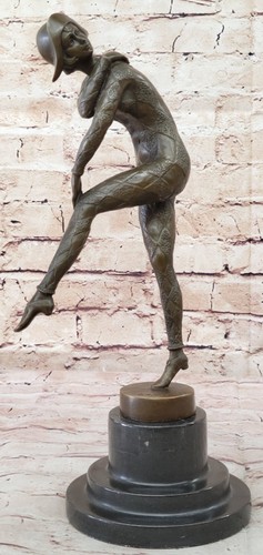 Art deco fan dancer - art,