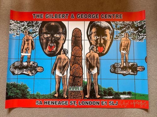 Gilbert george signed naked - gilbert,