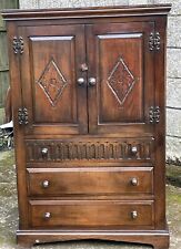 SUPERB   CARVED OAK ARTS AND