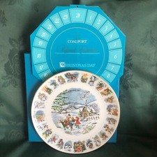 Coalport China Advent Plate - 9 Inch Diameter Boxed