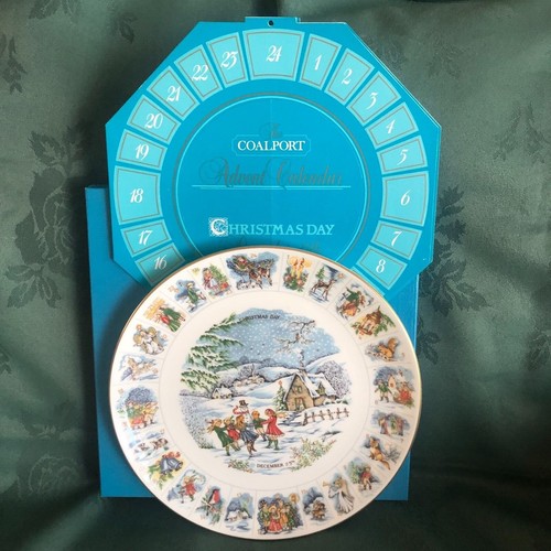 Coalport china advent - plate,