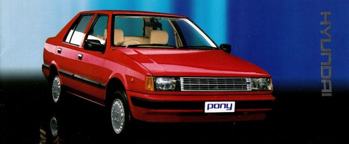 Hyundai pony sales brochure - pony,