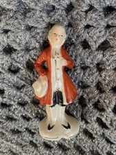 Vintage Porcelain Male Figure With Hat .. H.C.F London
