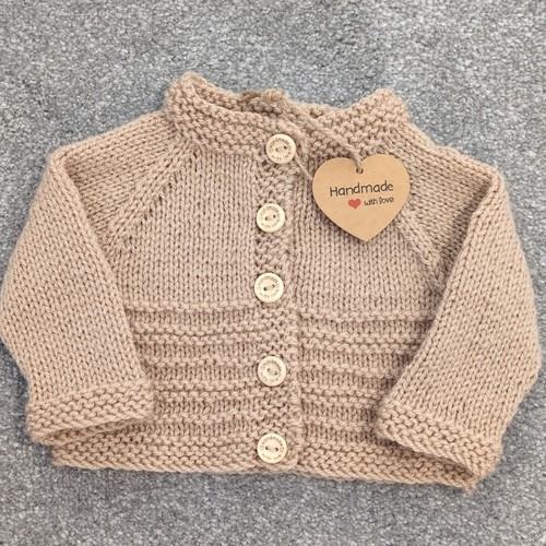 Hand knitted unisex newborn - knitted,