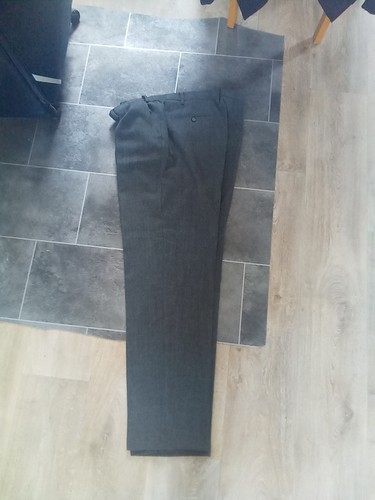 Men grey trousers w44 33 - men's,