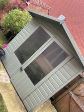 Pitched roof wooden summer - wooden,