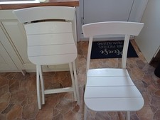 2 Arvinn IKEA Folding Chairs White