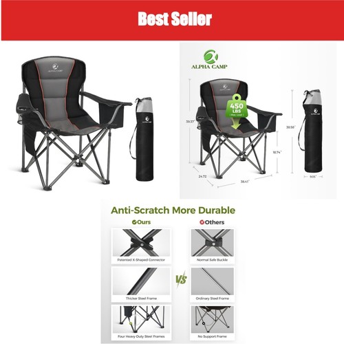 Alpha camp folding camping - camp,