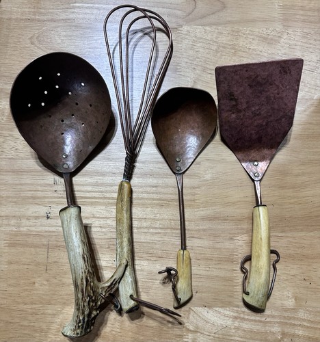 Vtg hammered copper utensil - vtg,